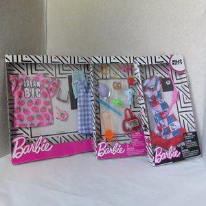 Barbie Accessories Weekend Getaway, Color-Blocked Jacket & Shorts, Hello Kitty
